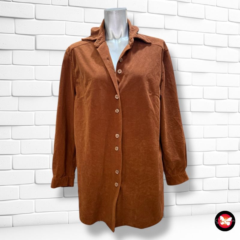**HOY** Camisa de manga larga tipo pana Talla L