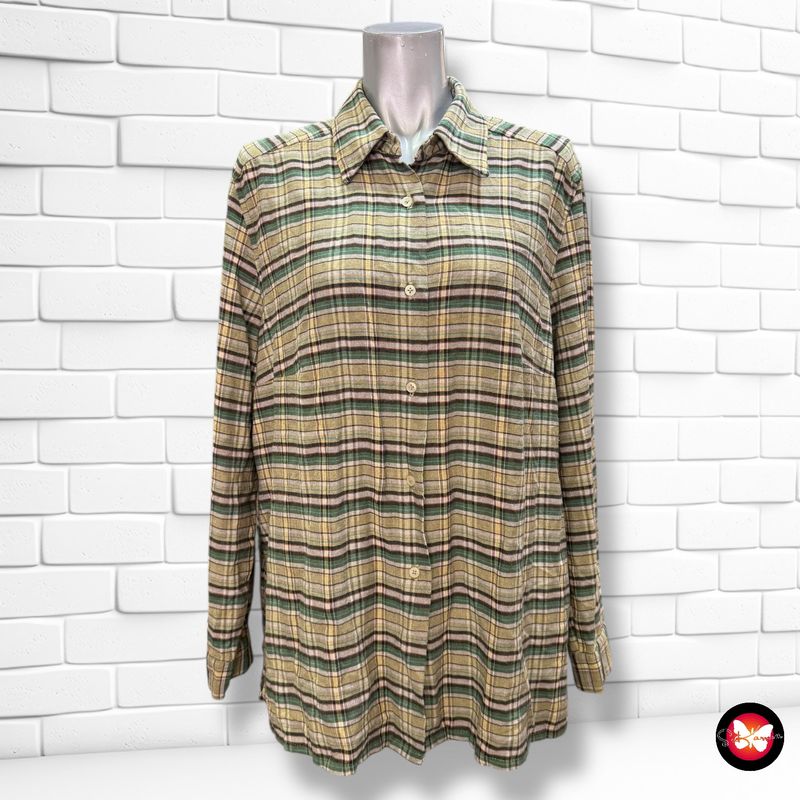 **HOY** Camisa de manga larga de cuadros Talla L