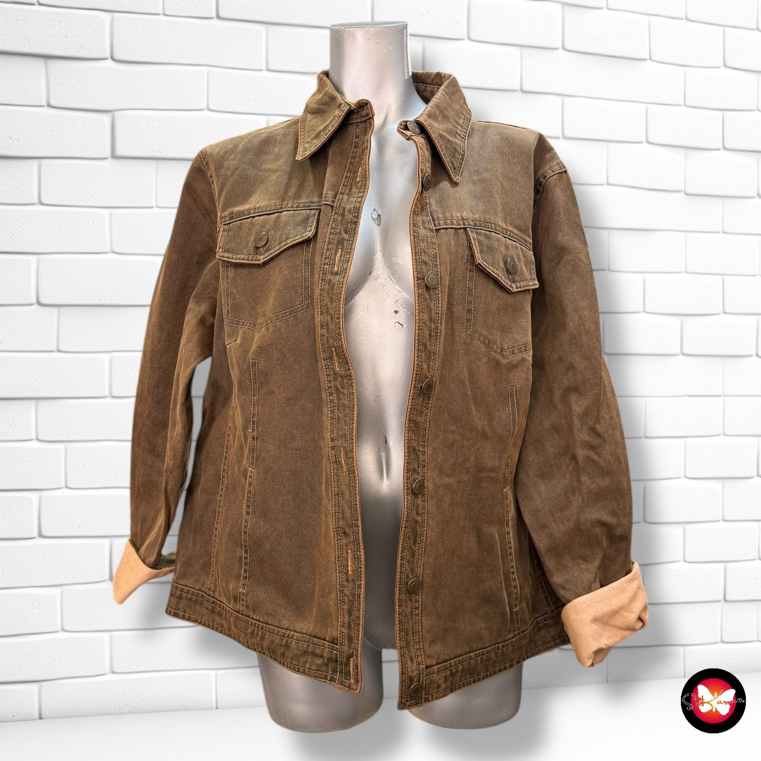 Cazadora vaquera engomada PUNTO ROMA Talla 48 (pequeña)