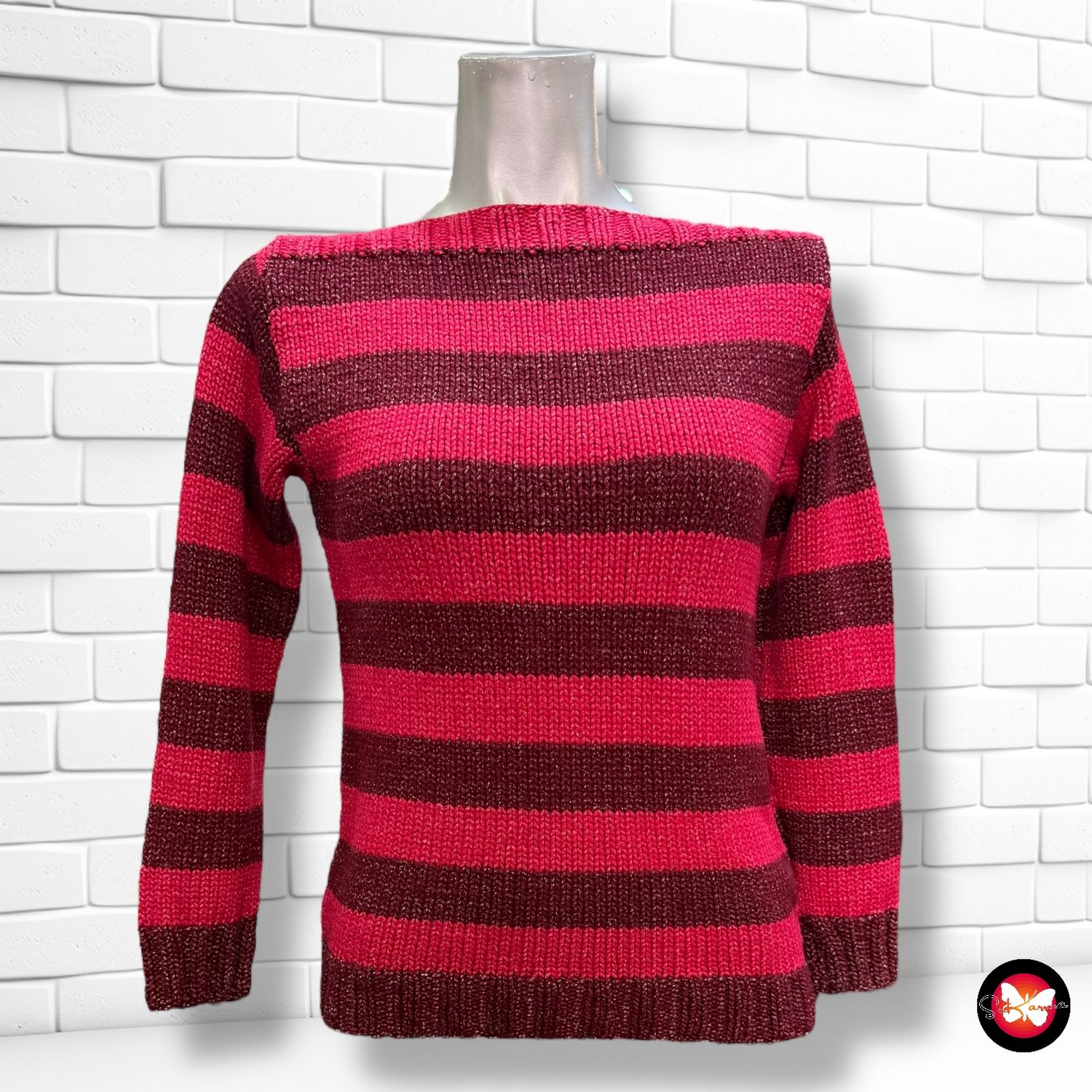 **HOY** Jersey de manga larga de rayas Talla 10-11 años
