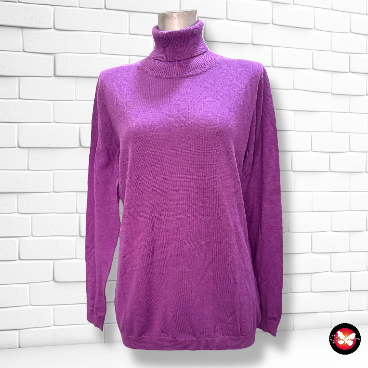 **HOY** Jersey de manga larga y cuello alto BLUE MOTION Talla 40/42