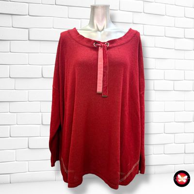 **HOY** Jersey de manga larga con lazo de terciopelo Talla 54