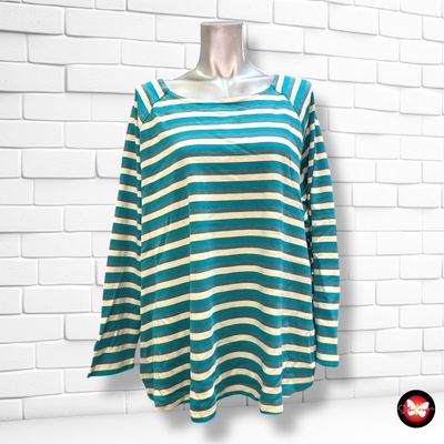 **HOY** Camiseta de manga francesa de rayitas TOM TAILOR Talla 50