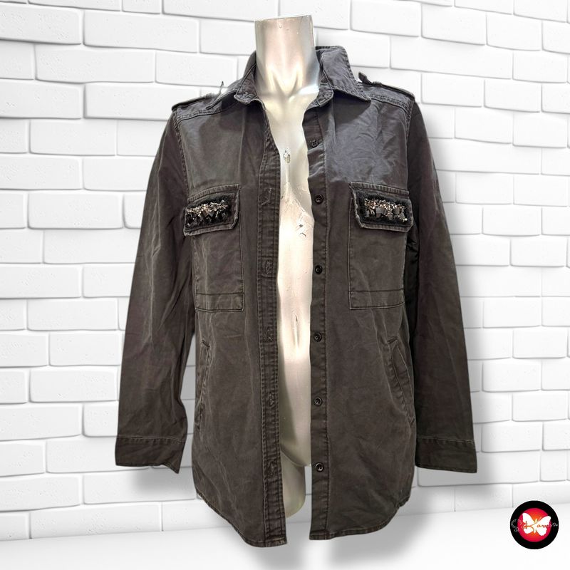 **HOY** Chaqueta sobre camisa con pedrería CIMINY Talla XS