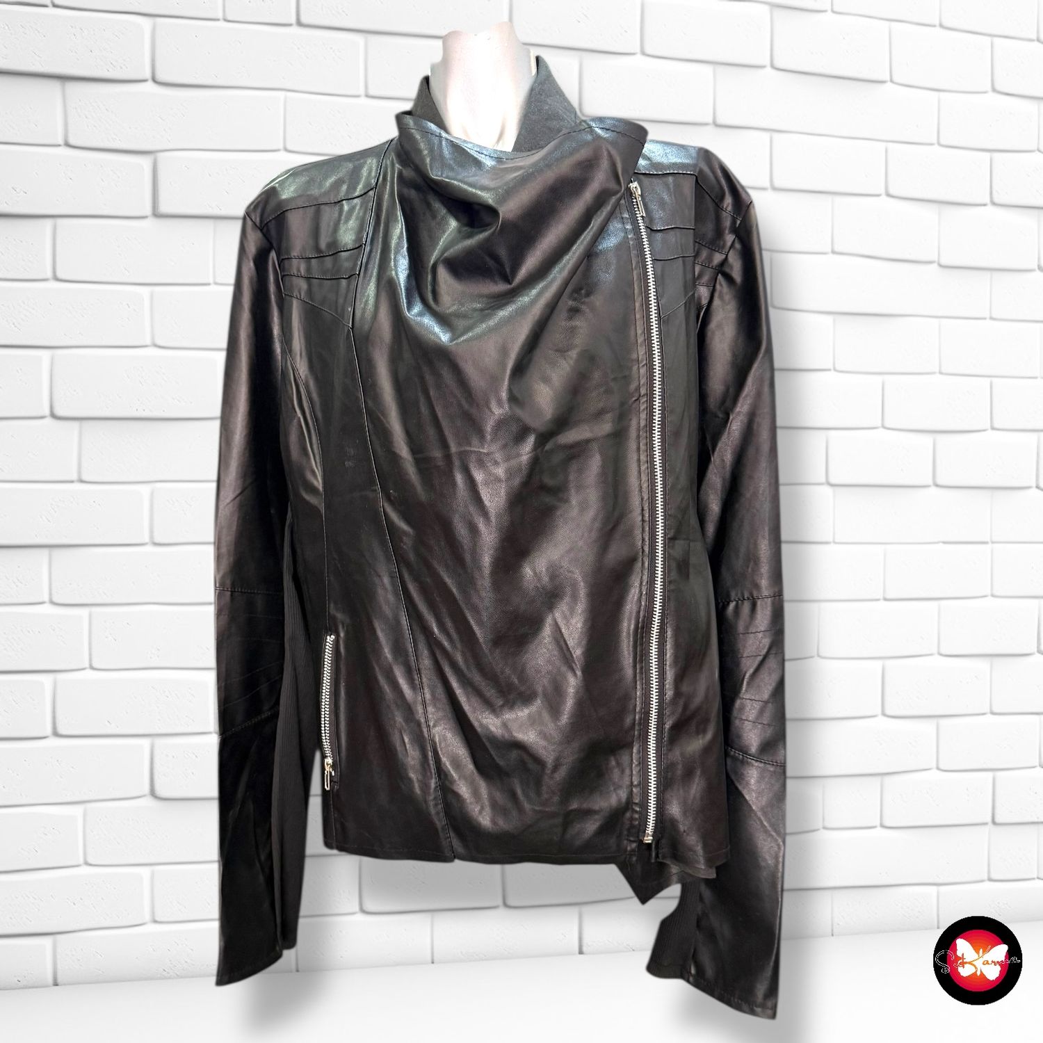 **HOY** Cazadora de piel sintética Talla 3XL