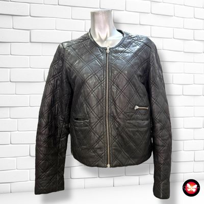 **HOY** Cazadora de piel acolchada KOOKAÏ Talla 40