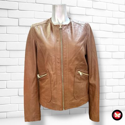 **HOY** Cazadora de piel MASSIMO DUTTI Talla S