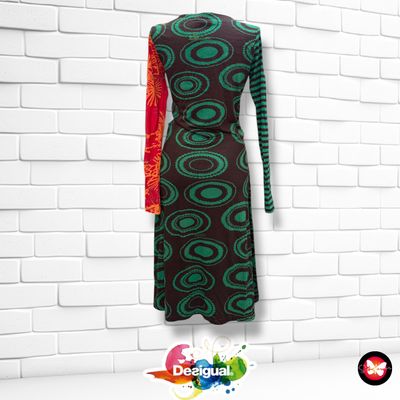 Vestido de manga larga DESIGUAL Talla S