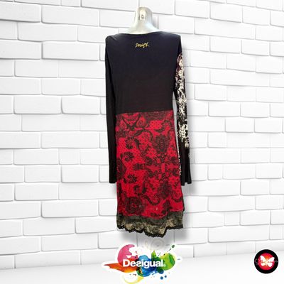 Vestido de manga larga DESIGUAL Talla XXL (pequeña)