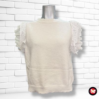 Chaleco con volantes Talla Única