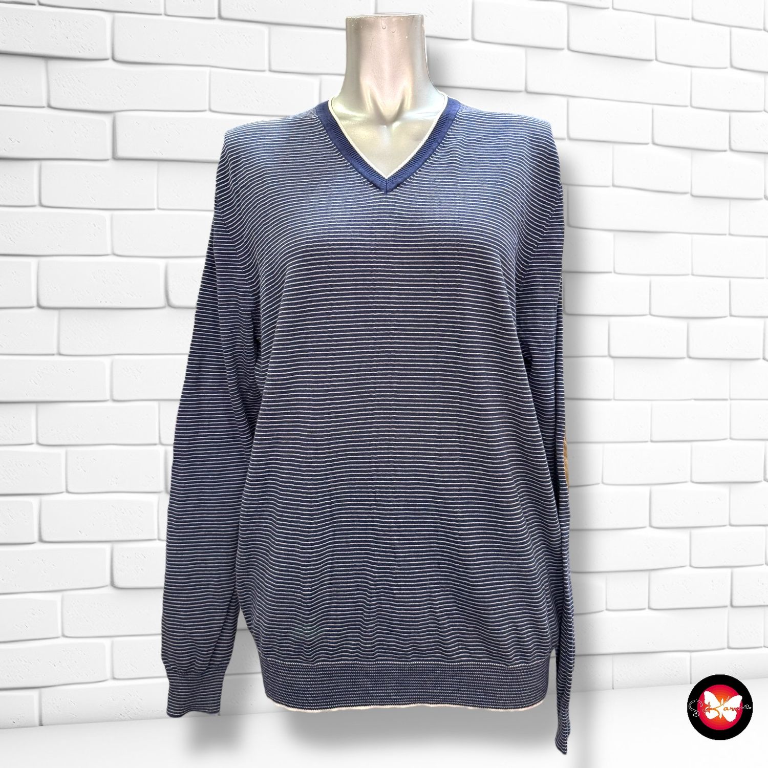 Jersey de manga larga de rayitas MASSIMO DUTTI Talla M (grande)
