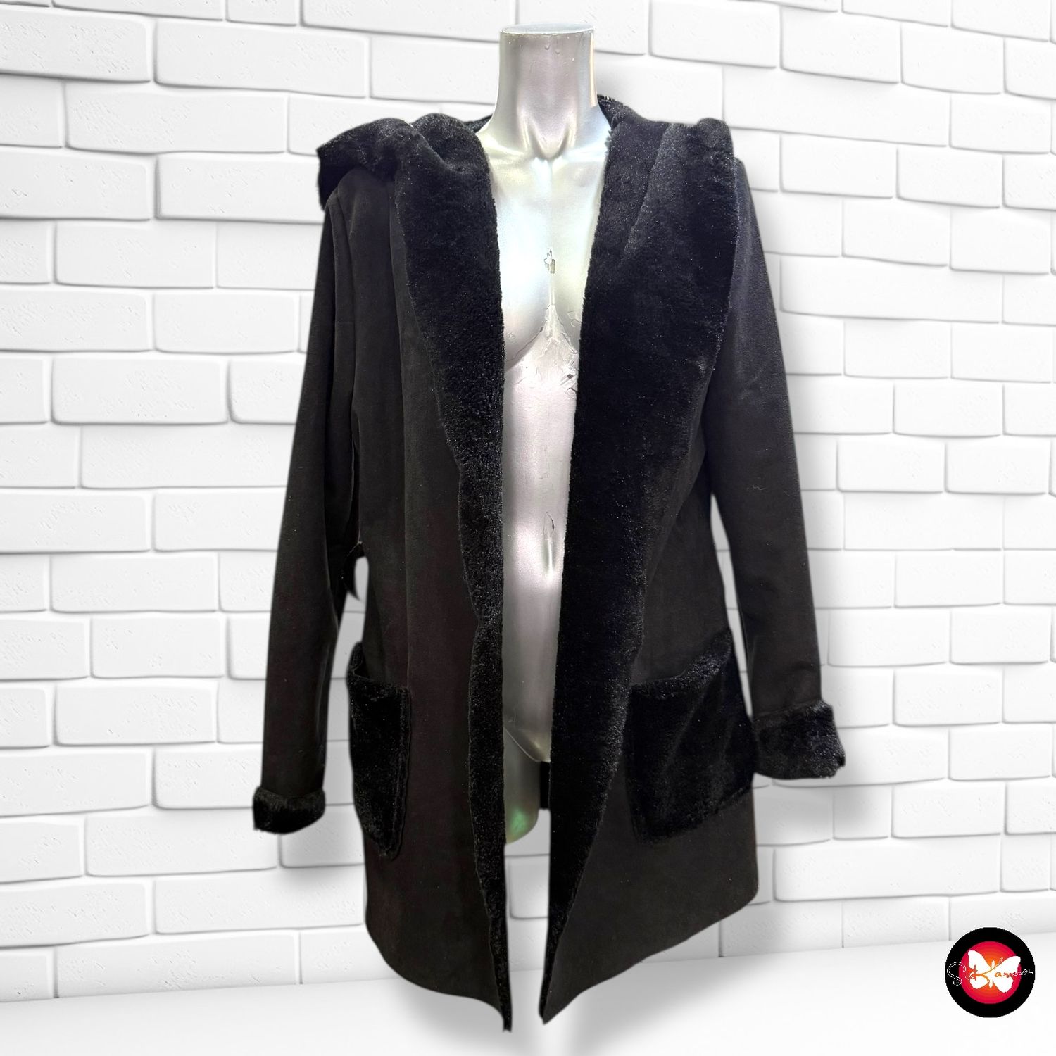 Abrigo con capucha Talla Única