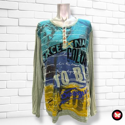 **HOY** Camiseta de manga larga DESIGUAL Talla Hombre XL