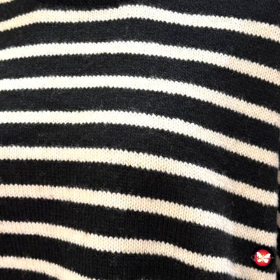 **HOY** Jersey de manga larga de rayas Talla Única