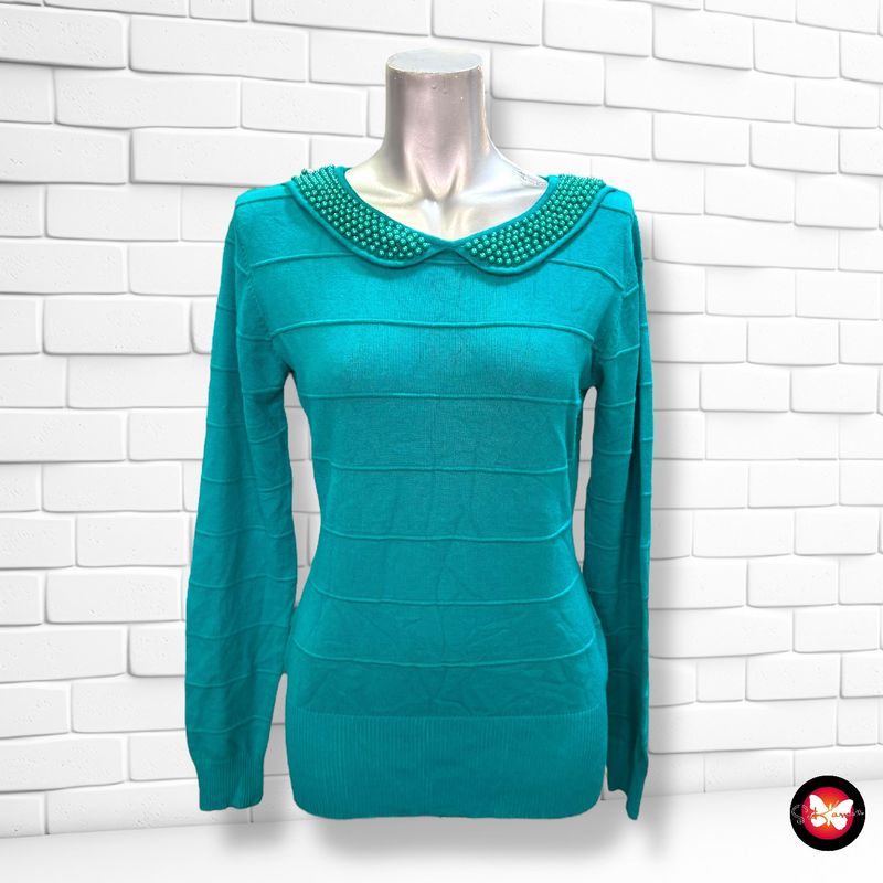 **HOY** Jersey de manga larga y cuello babero Talla S