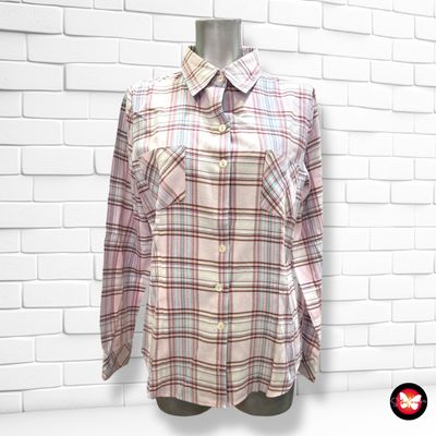 **HOY** Camisa de manga larga de cuadros SASSÓN Talla 38