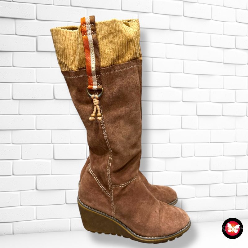 **HOY** Botas de caña alta de ante y pana S.OLIVER T38
