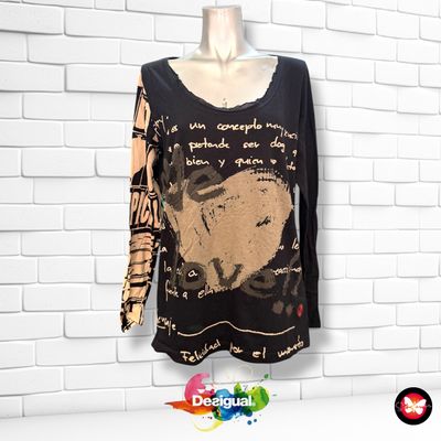 **HOY** Camiseta de manga larga DESIGUAL Talla XL