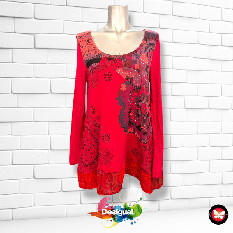 **HOY** Camiseta de manga larga DESIGUAL Talla M