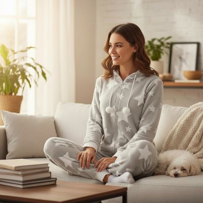 **HOY** Mono pijama “ESTRELLAS” Talla 36/38 (8/10UK)