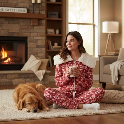 **HOY** Mono pijama navideño Talla 36