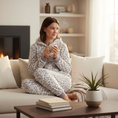 **HOY** Mono pijama “ANIMAL PRINT” Talla M/L