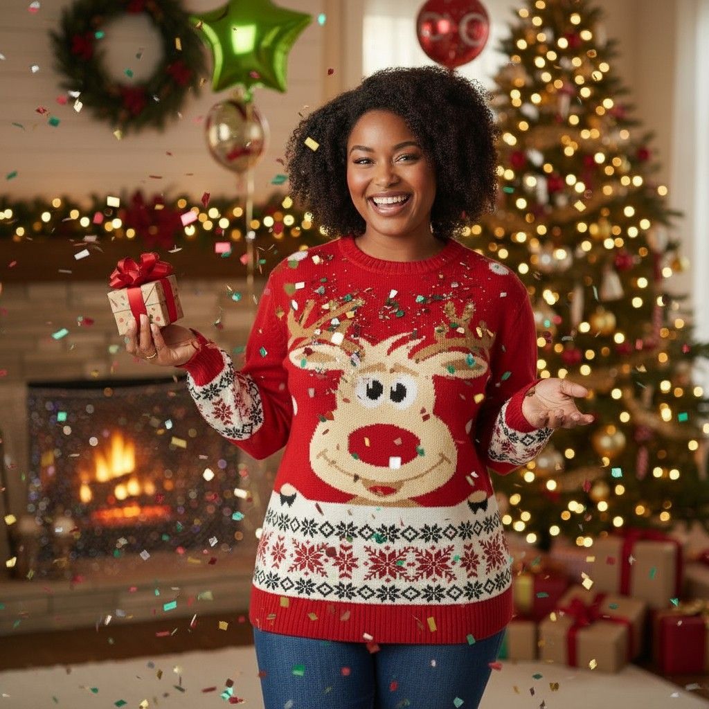 Jersey Navideño “RUDOLPH” Talla XL