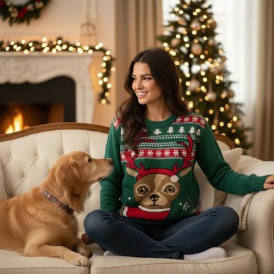 Jersey Navideño “PERRITO” Talla XL