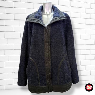 Abrigo de lanilla con detalles acolchados Talla 50 (pequeña)