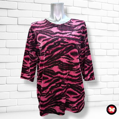 Blusa plisada de terciopelo Talla M
