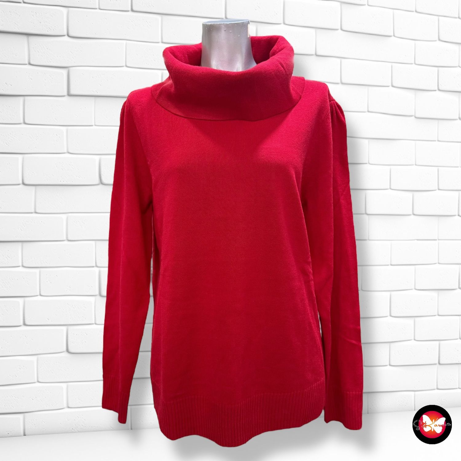 **HOY** Jersey de manga larga y cuello alto Talla 42/44