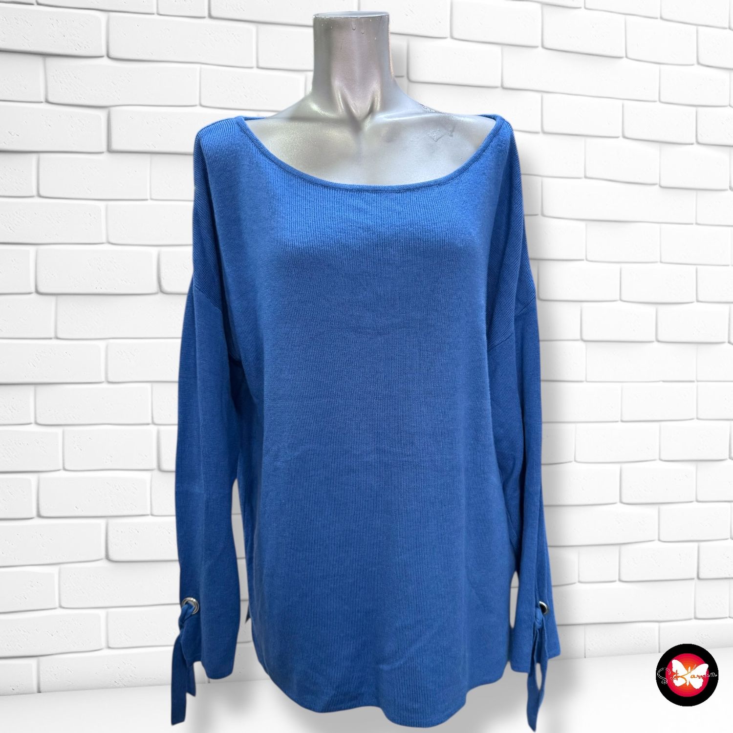 **HOY** Jersey de manga larga y lazos Talla 44/46