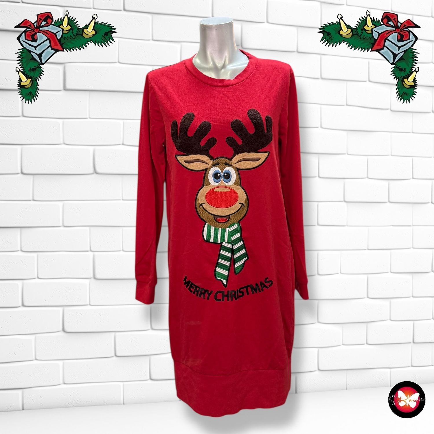 MAXI Sudadera Navideña “RUDOLPH” Talla M