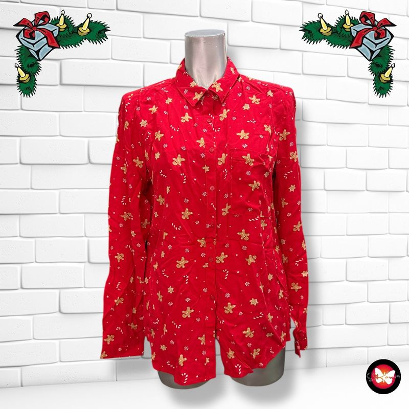 **HOY** Camisa Navideña SINSAY Talla S