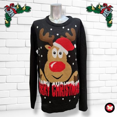 **HOY** Jersey Navideño “MERRY CHRISTMAS” Talla L