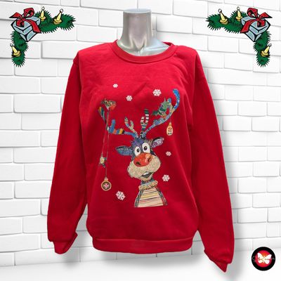 **HOY** Sudadera Navideña “RUDOLPH” Talla S **HOY** Sudadera Navideña “RUDOLPH” Talla S