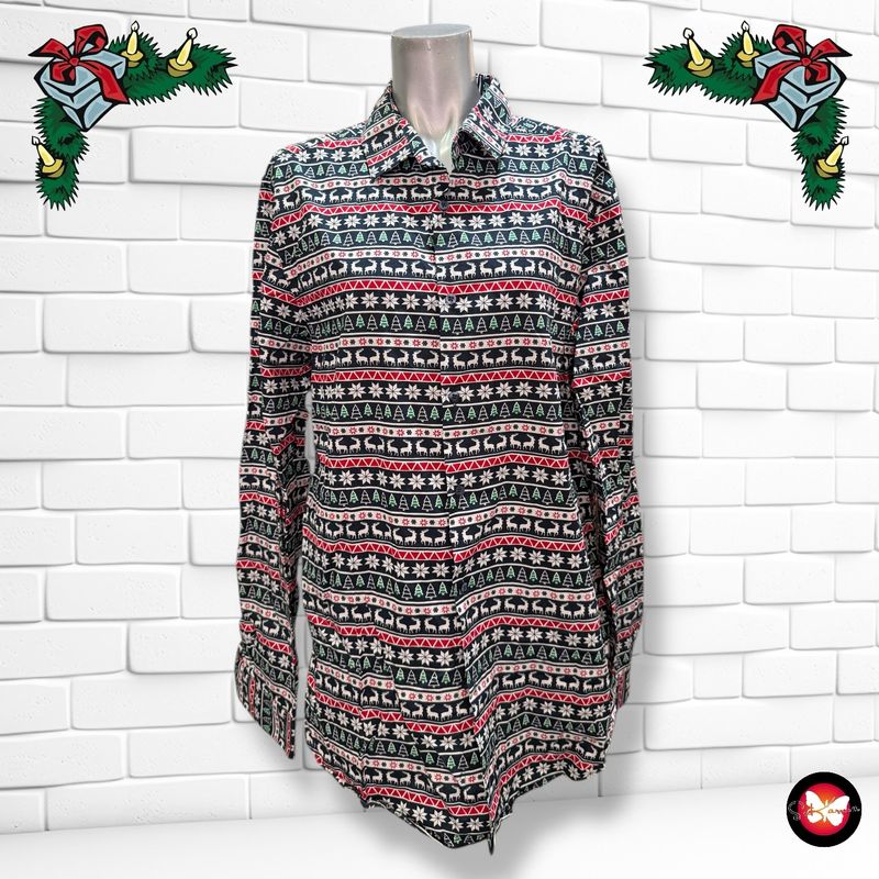 **HOY** Camisa Navideña PRIMARK Talla L