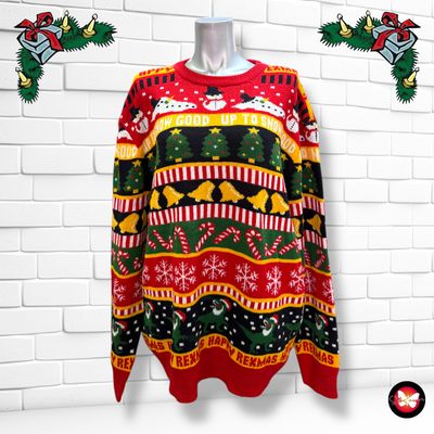 **HOY** Jersey Navideño “DINOSAURIOS” Talla L (grande)