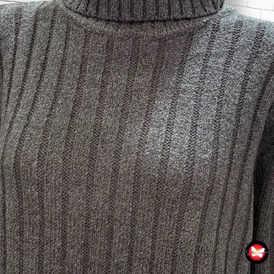 **HOY** Jersey de manga larga y cuello alto Talla L