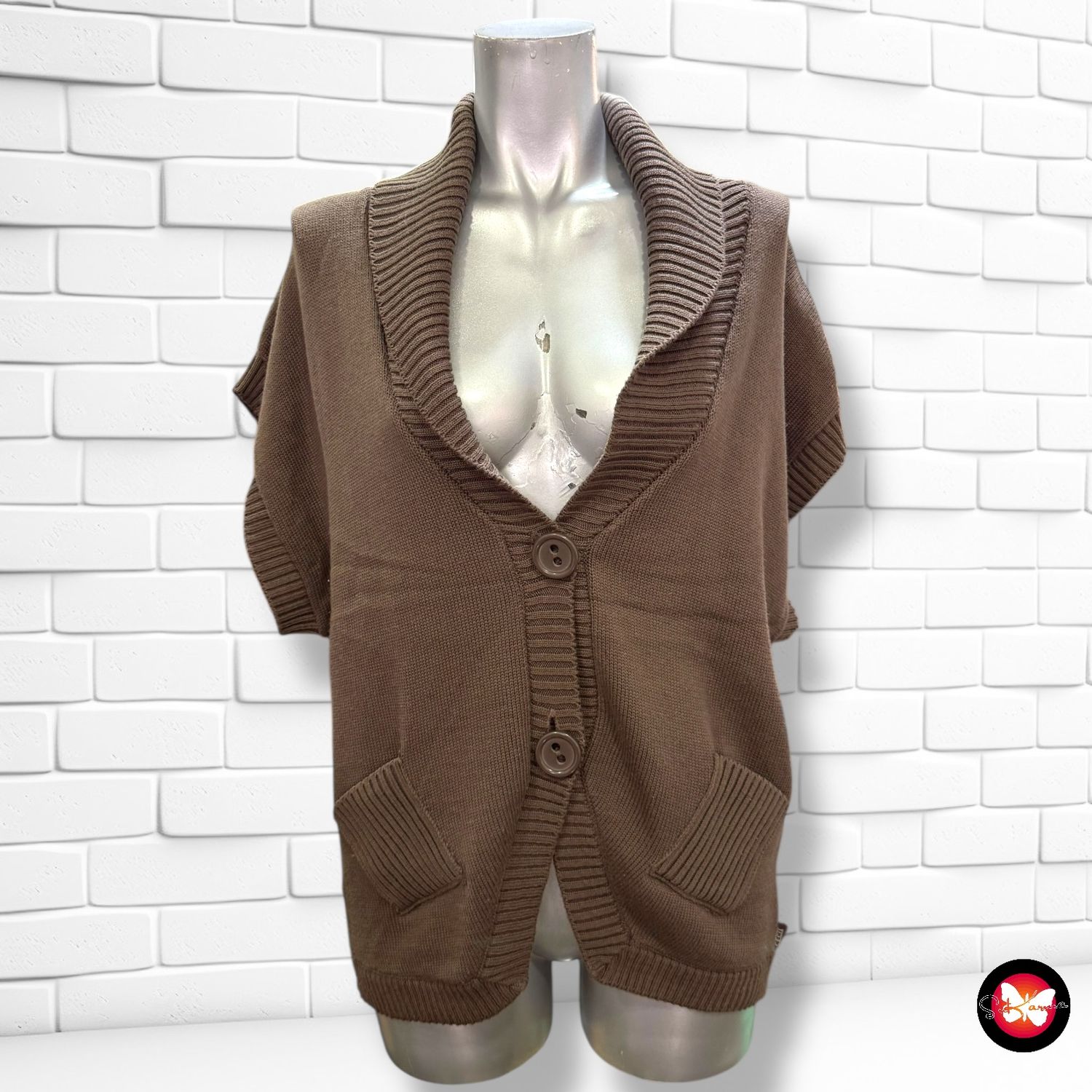 **HOY** Chaqueta de punto de manga corta CECIL Talla L