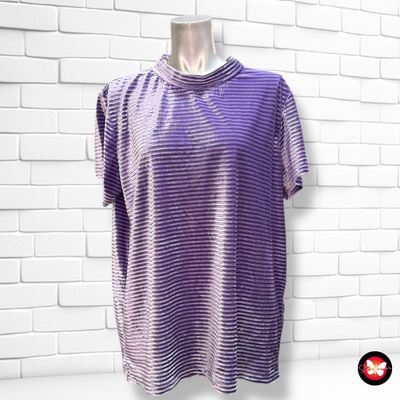 **HOY** Blusa de terciopelo de manga corta LADIES FASHION Talla 46/48
