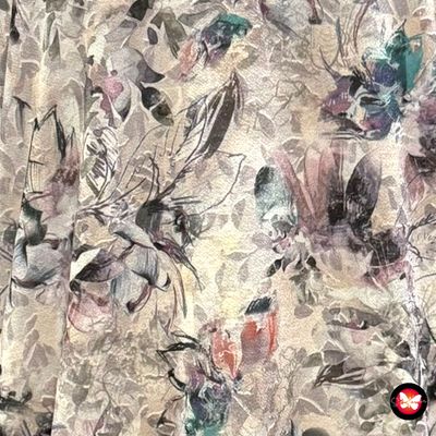 Blusa de manga larga estampada Talla XL