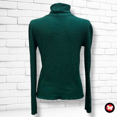 Camiseta de manga larga canalé STRADIVARIUS Talla L