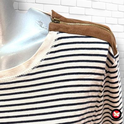 Camiseta de manga larga de rayitas RALPH LAUREN Talla XL (pequeña)