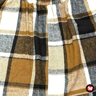 **HOY** Falda de paño de cuadros Talla L