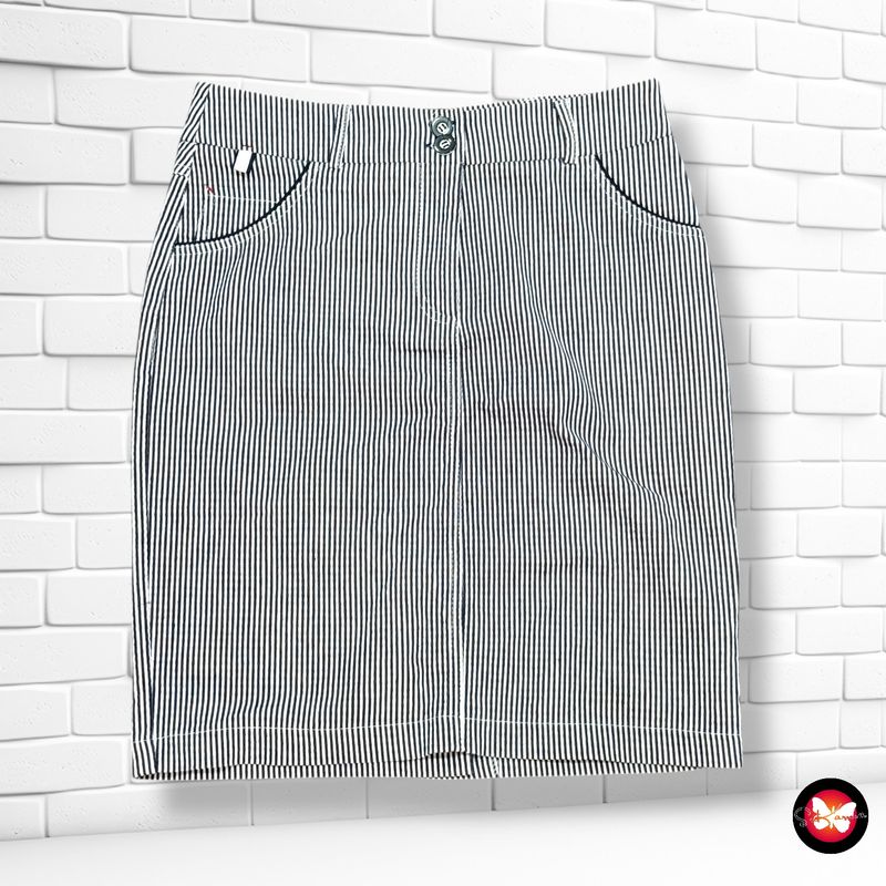 Falda vaquera de rayitas BUGARRI Talla M