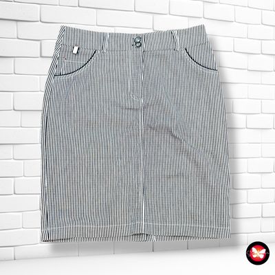 **HOY** Falda vaquera de rayitas BUGARRI Talla M