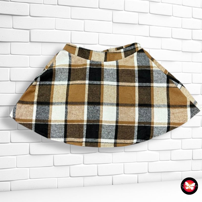 Falda de paño de cuadros Talla L