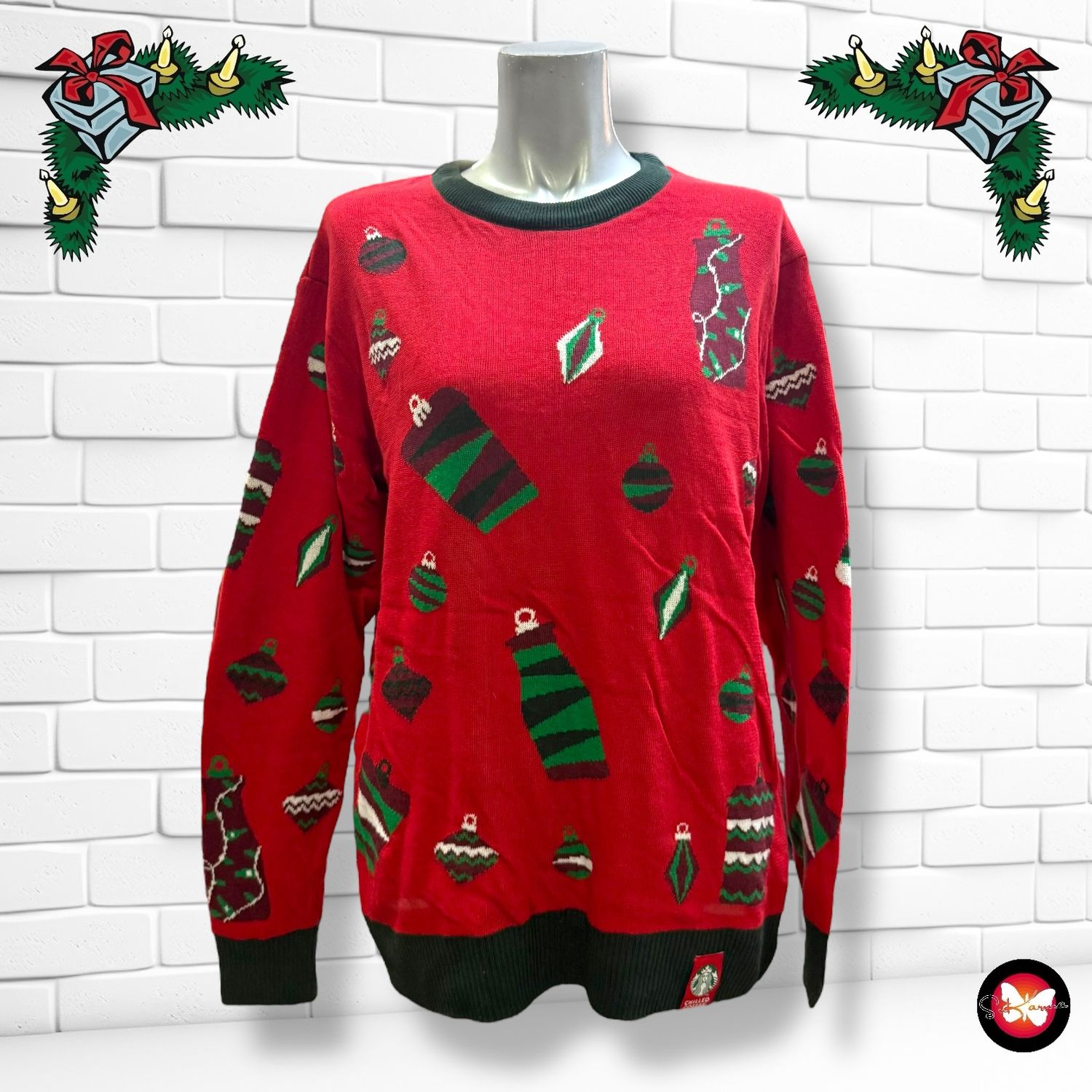 **HOY** Jersey Navideño “STARBUCKS” Talla S (grande)