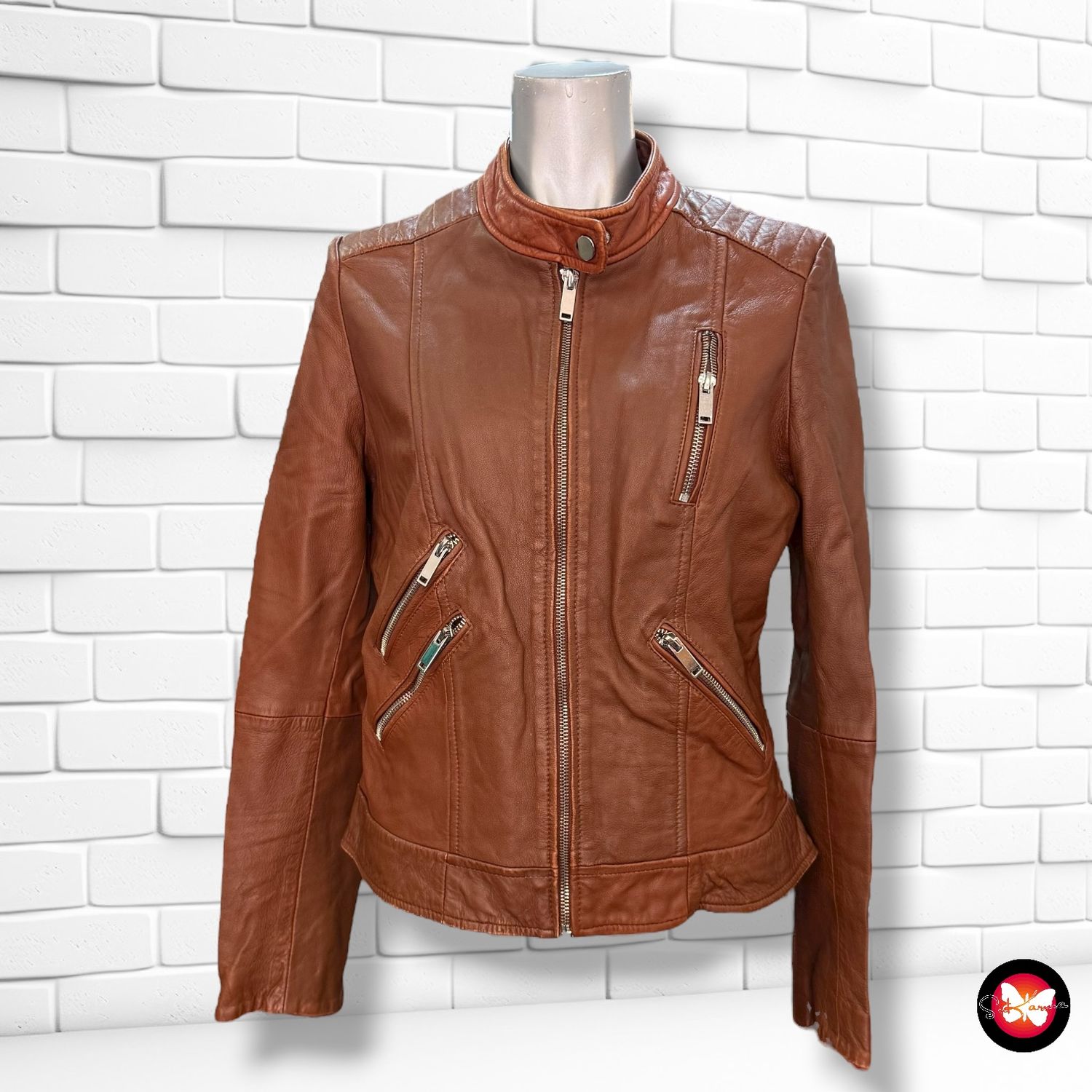 Cazadora de piel EASY WEAR Talla L (pequeña)